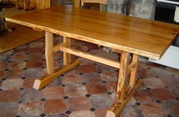 Red Oak Dining Table