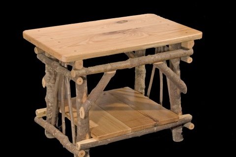 Maple & Red Oak End Table