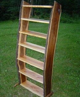 Walnut & Birch Shelf