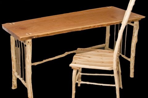 Slab Desk & Chair