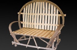 Ash & Maple Rustic Bench