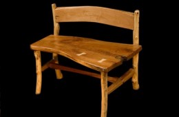 Cherry Slab Bench